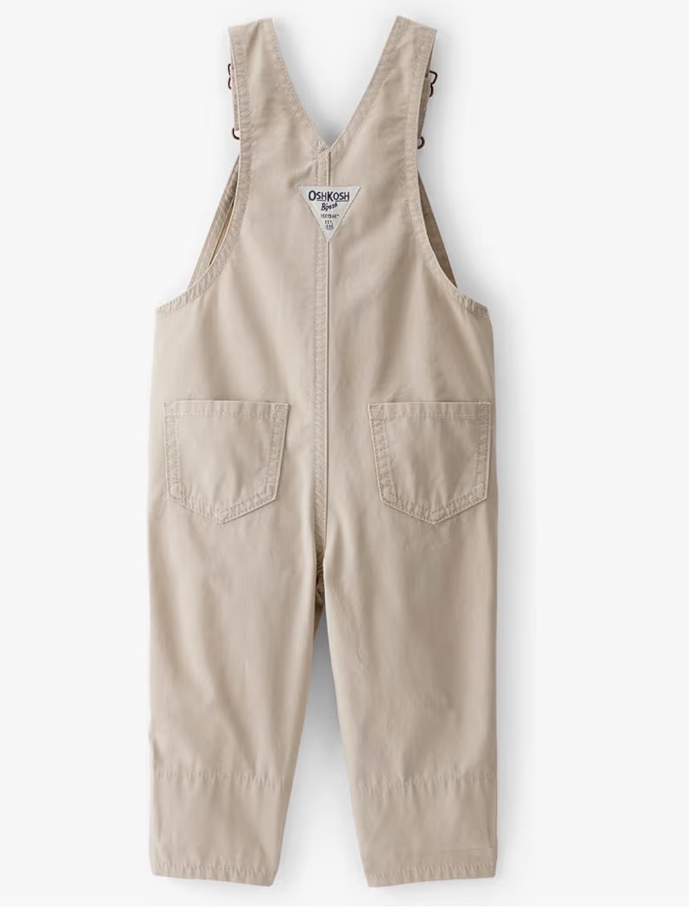 OshKosh B'gosh Girls Floral Lined Lightweight Canvas Overalls - Picture 2 of 5